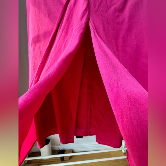 Gianfranco Ferre Designer Draped Y2K Magenta Maxi Skirt, 8 - Picture 7 of 13